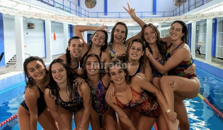 Todas las nadadoras del seleccionado son rosarinas. Gentileza: prensa FRN.