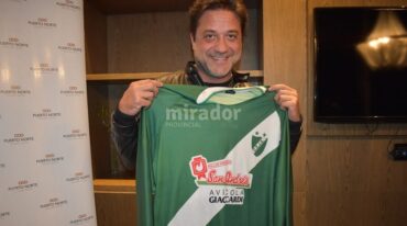 A solas. Durante la entrevista con Mirador Provincial