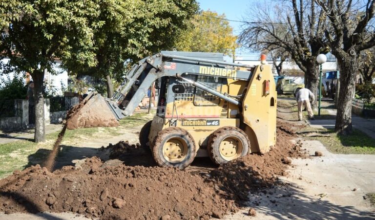La obra está siendo ejecutada por la comuna a partir del aporte financiero de la Provincia