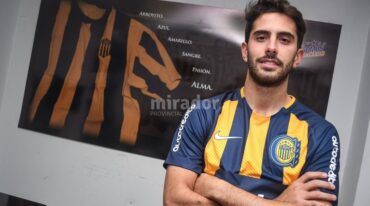 A préstamo por un año. Bettini llega como jugador libre y con el pase en su poder. Gentileza: prensa Rosario Central.