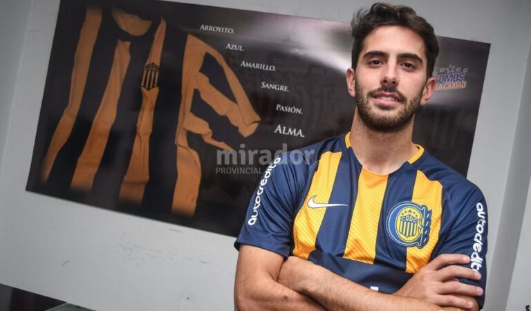 A préstamo por un año. Bettini llega como jugador libre y con el pase en su poder. Gentileza: prensa Rosario Central.