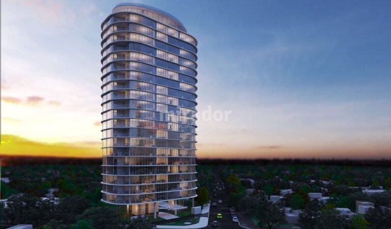Emblema. La torre Vilaseca tendrá 20 pisos y necesitará de una inversión del orden de los 25 millones de dólares. Representa la primera incursión del grupo Vicentin en el rubro del 'real estate'. Gentileza.