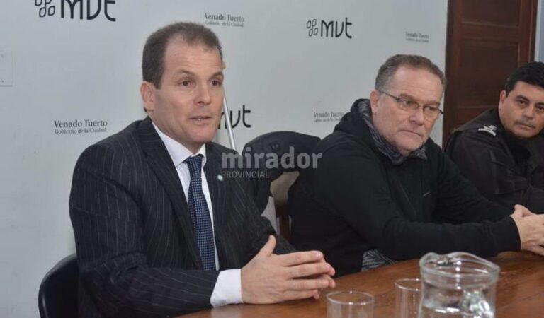 El juez federal Aurelio Cuello Murúa. Gentileza: prensa Municipio de Venado Tuerto.