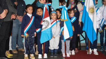 El acto principal se realizó en la escuela 499 General Manuel Belgrano. Gentileza: prensa Municipio de Villa Constitución.