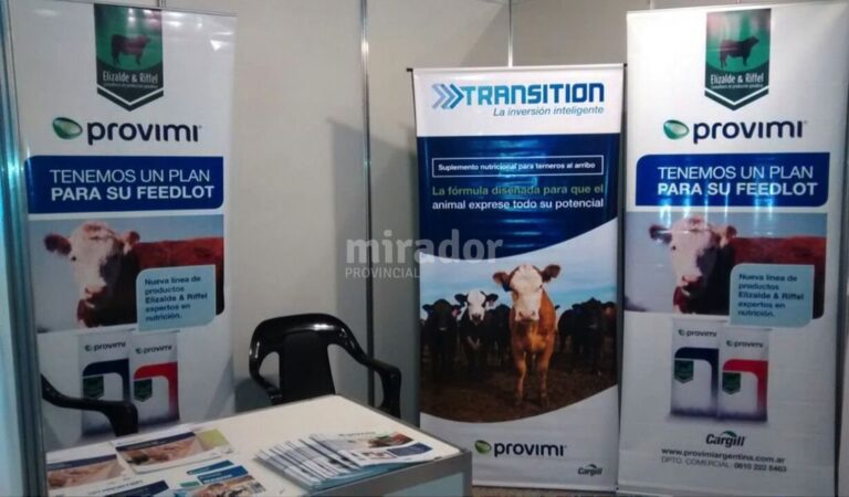 El stand de Provimi en el congreso. Gentileza: Iconos Press Company.