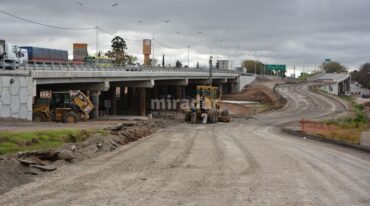 Las obras en la RN A008
