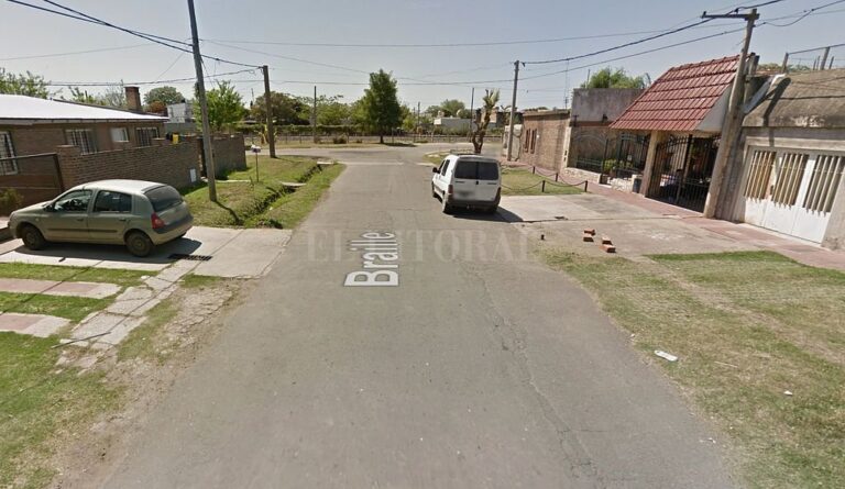 Braille al 1400 de Rosario. Captura digital Google Maps Street View
