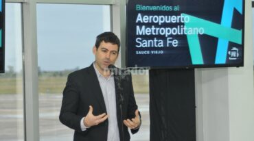 Nuevo nombre y presidente. El ahora Aeropuerto Metropolitano Santa Fe presentó al directorio del ente autárquico