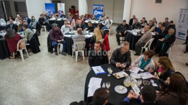 La reunión plenaria de FE.CE.CO convocó a casi 100 representantes de toda la provincia.  Gentileza: Mario Platini.