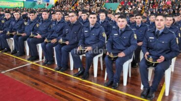 Se graduaron 317 cadetes del Instituto Superior de Seguridad Pública. Gentileza: prensa Gobierno de Santa Fe.