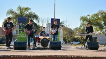 El escenario en el rubro música fue La Rueda del Paseo del Bicentenario. Gentileza: prensa Municipalidad de Reconquista.