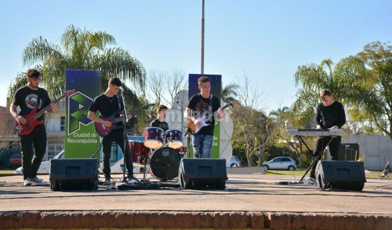 El escenario en el rubro música fue La Rueda del Paseo del Bicentenario. Gentileza: prensa Municipalidad de Reconquista.