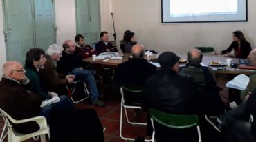 La reunión se realizó en la estancia Las Gamas. Gentileza: prensa Gobierno de Santa Fe.