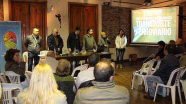 El evento se realizó en la estación de trenes de Cañada de Gómez. Gentileza: prensa Municipalidad de Cañada de Gómez.