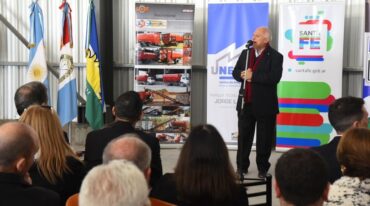 La Provincia ejecuta una estación transformadora de la EPE en este parque industrial. Gentileza: prensa Gobierno de Santa Fe.