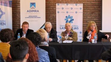 La diputada Giaccone estuvo en Las Parejas. Gentileza: Daniel Aristizabal.
