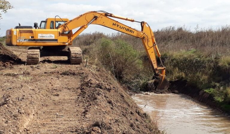 Las obras benefician a una población asentada en un área de 12.000 hectáreas. Gentileza: prensa Gobierno de Santa Fe.