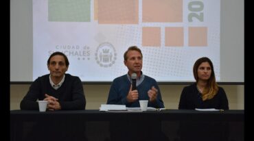 El intendente Toselli encabezó el acto. Gentileza: prensa Municipalidad de Sunchales.