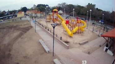 Son 15 las plazas y los frentes de edificios públicos que cuentan con videovigilancia en San Lorenzo. Gentileza: prensa Municipalidad de San Lorenzo.