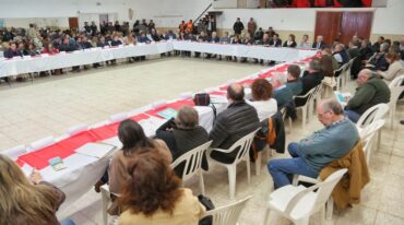 Distintas organizaciones y estamentos del Estado se reunieron en Vera. Gentileza: prensa Gobierno de Santa Fe.