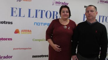 Cabezas del directorio. La doctora María Cecilia Barrios y el odontólogo Leonardo Carnielli asumieron recientemente como vicepresidenta y presidente