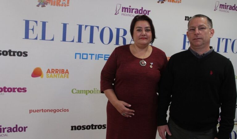Cabezas del directorio. La doctora María Cecilia Barrios y el odontólogo Leonardo Carnielli asumieron recientemente como vicepresidenta y presidente