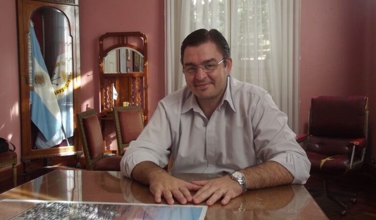 Sarasola presentó acciones legales contra el llamado Fondo Sojero. Gentileza: prensa Municipalidad de Casilda.