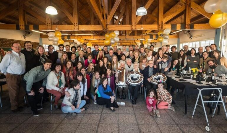 En Sastre. 150 familiares llegaron desde distintos puntos de la provincia para participar de los festejos. Mirador Provincial.