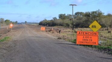 Esta obra vial transformará una ruta de calzada natural en una ruta pavimentada. Gentileza: prensa Gobierno de Santa Fe.
