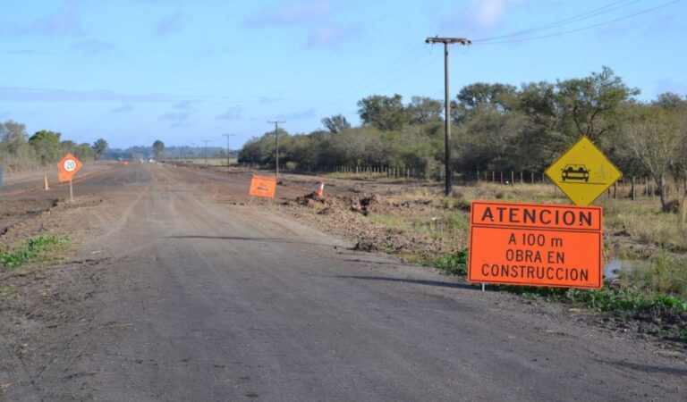 Esta obra vial transformará una ruta de calzada natural en una ruta pavimentada. Gentileza: prensa Gobierno de Santa Fe.