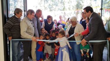 El intendente Vallejos estuvo en el acto de apertura. Gentileza: prensa Municipalidad de Reconquista.
