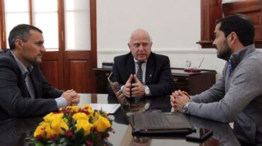 El mandatario provincial junto al coordinador de la Región 1 ­ Nodo Reconquista