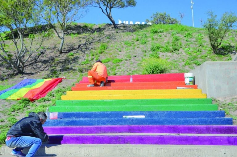 La 'escalera de la diversidad' en las barrancas del Parque Urquiza. Sergio Ruíz