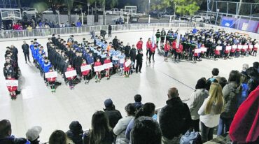 Inauguración del certamen nacional en Paraná. Marcelo Miño