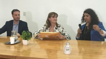 La ministra Uboldi presidió el acto. Gentileza: prensa Gobierno de Santa Fe.