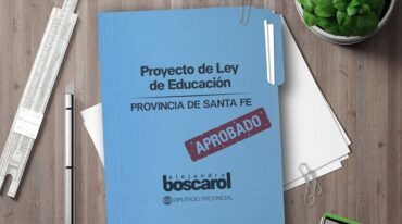Boscarol. La elaboración del proyecto de ley provincial de educación recientemente aprobado por la Cámara de Diputados atravesó distintas etapas de un complejo proceso que duró más de dos años. Facebook.