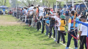 Niños. Desde los más pequeños hasta los adultos mayores participaron. Gentileza.