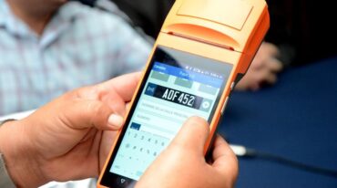 Una de las ventajas del sistema es el ahorro en papel. Gentileza: prensa Municipalidad de Reconquista.