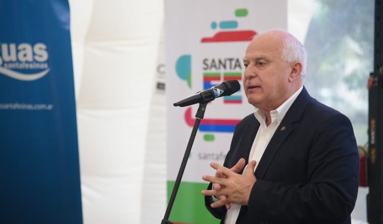 Miguel Lifschitz estuvo presente en el acto. Gentileza: prensa Gobierno de Santa Fe.