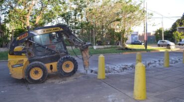 Los trabajos representan un cambio grande en el espacio público de esa zona. Gentileza: prensa Gobierno de Santa Fe.