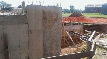 Las cisternas almacenarán el agua potable proveniente del acueducto. Gentileza: prensa Gobierno de Santa Fe.