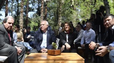 Miguel Lifschitz estuvo con Mónica Fein en el acto de apertura de ofertas. Gentileza: prensa Gobierno de Santa Fe.