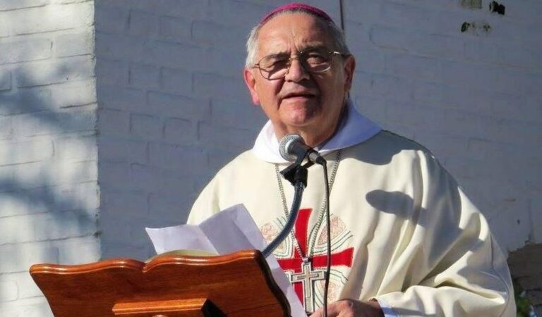 El obispo de Rafaela habló con Mirador Provincial. Gentileza.
