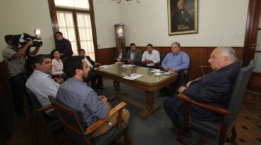 El jefe comunal Amaro González formó parte de un encuentro presidido por el titular de la Corte Suprema de Santa Fe