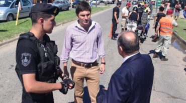 El titular de la cartera de Seguridad reconoció 'estar convencido de que a estas organizaciones delictivas de cuello blanco hay que atacarlas y caerles con todo el peso de la ley'. Gentileza: Transmedia VT.
