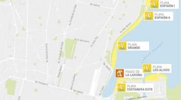 Hay cinco playas y un paseo disponibles. Gentileza: prensa Municipalidad de Santa Fe.