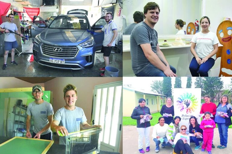 Los jóvenes emprendedores de Ramírez contaron los detalles de sus negocios que llevan adelante con gran esfuerzo y dedicación