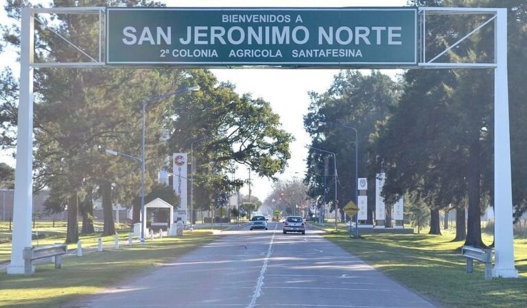San Jerónimo Norte fue transformada en ciudad. Será la 54 de la provincia y está ubicada en el corazón del departamento Las Colonias. Archivo.