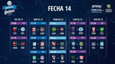 La fecha 14 arranca con el partido Colón-Belgrano. Gentileza: prensa Superliga.