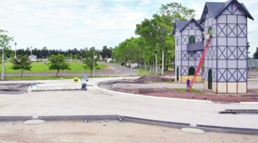 Desde el municipio estiman concluir la obra del acceso a la ciudad para febrero o marzo. Gentileza Municipalidad de Crespo